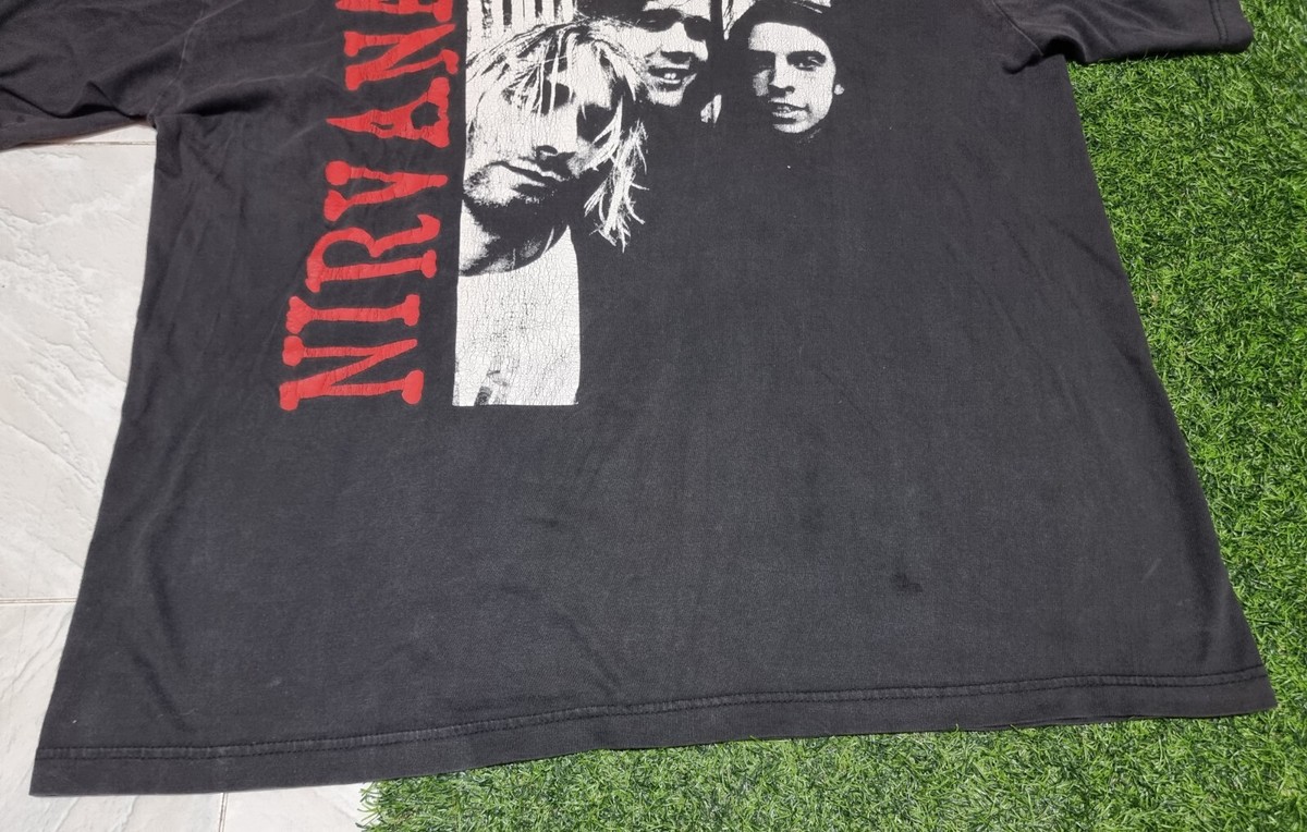 rare Vintage Nirvana Kurt Cobain 90's T-Shirt XL | eBay