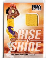 2023-24 Panini NBA Hoops - Rise N Shine Memorabilia Jalen