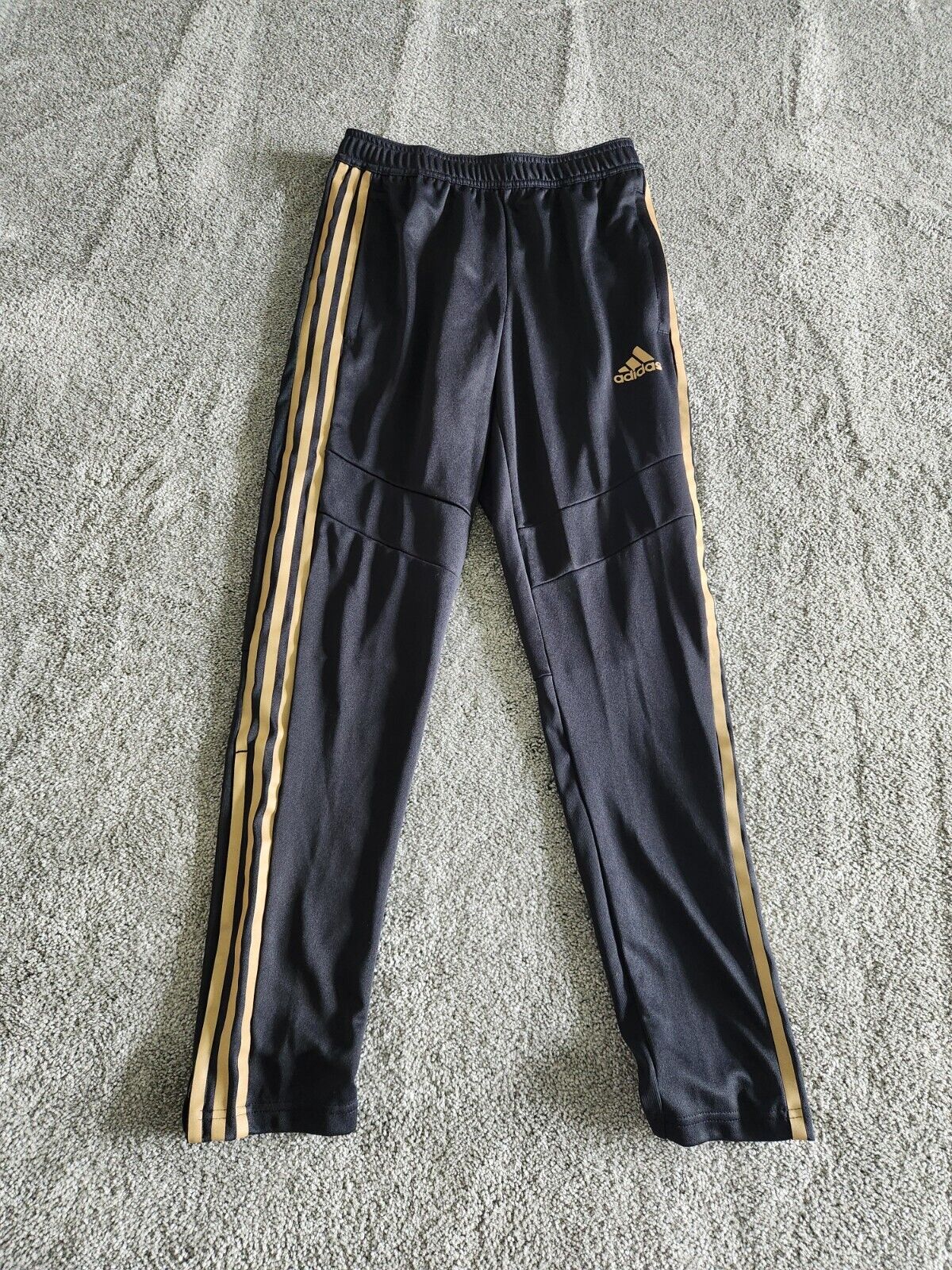Adidas Men's Climacool Sweatpants, S, Black /Gold… - image 2