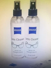 (TWO CANS) ZEISS LENS CLEANSER 8 oz. SPRAY BOTTLE FOR GLASSES/SUNGLASSES/GOGGLES