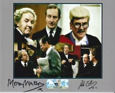 Moray Watson and Peter Cellier signed 10