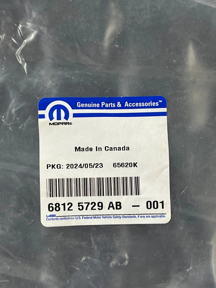 Moldura de almohadilla de paso frontal para parachoques trasero para Dodge Grand Caravan 2011-2020 OEM MOPAR Foto 3 de 3