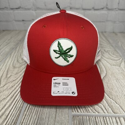 Nike Ohio State Buckeyes Leaf Logo Patch Classic 99 Trucker Hat