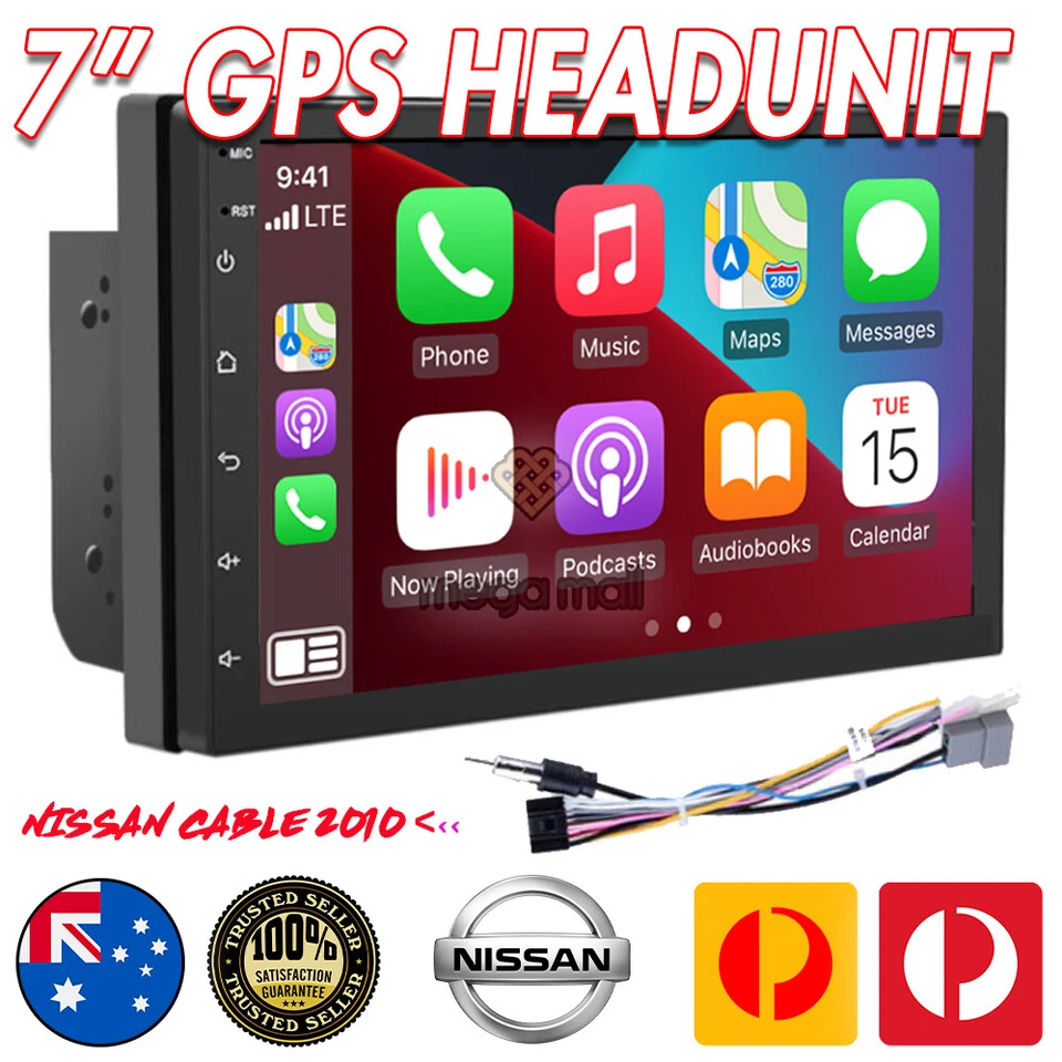 7" Car DVD GPS Head Unit Player Stereo Radio Navi For Nissan - Image 2 of 4