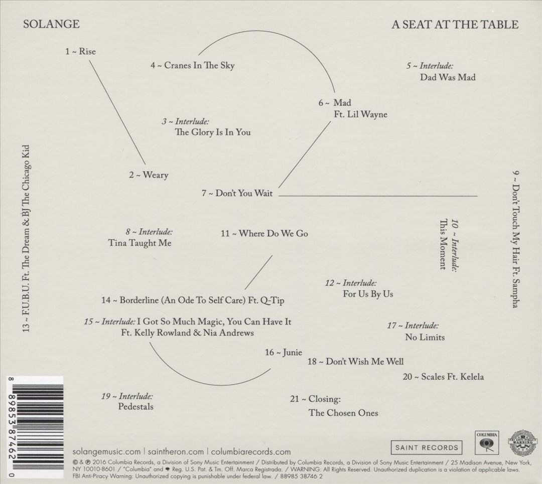 SOLANGE SEAT AT THE TABLE NEW CD