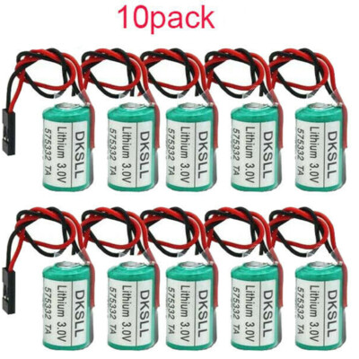 10Pcs 6FC5247-0AA18-0AA0 / 575332TA 3V 1200mAh PLC Battery For SIEMENS 810D 840D
