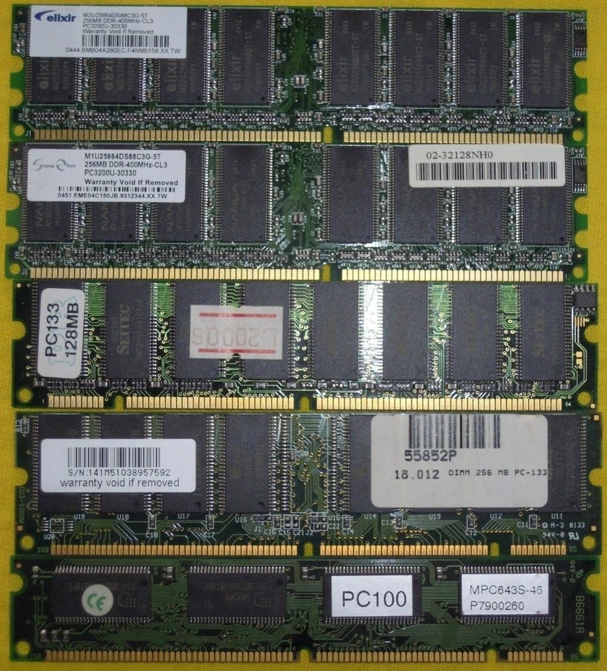 Stock RAM per DESKTOP - PATRIOT PSD21G6672 1GB PC2-5300 DDR2 667MHZ  - Immagine 2 di 2