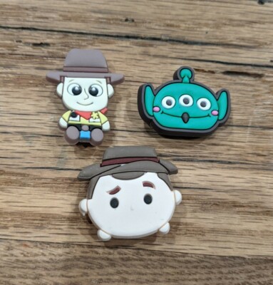 Shoe Charms: Disney Pixar Toy Story, Woody And Alien Like Jibbitz For Crocs