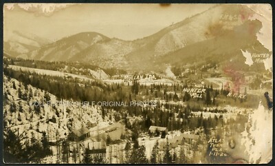 MULLAN IDAHO w HUNTER MILL + MINE + ATLAS TUNNEL LOCATION 1926 Photo