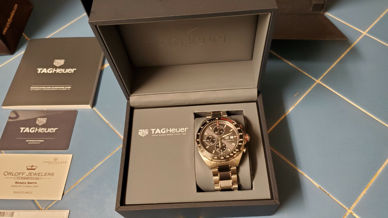 Tag Heuer Formula One Automatic Grey Serial Number WMT4101 Model