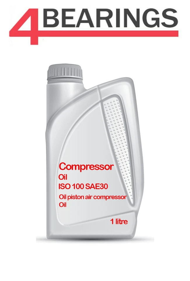 ISO 100 Compressor Oil SAE 30 For Clarke Etc 1 Litre 1L