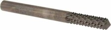 Accupro 1/4" Diam, 3/4" LOC, Solid Carbide Diamond-Pattern Drill Point End Ro...