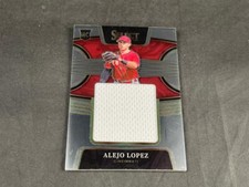 2022 PANINI SELECT ALEJO LOPEZ RJS-AL ROOKIE JUMBO JERSEY SWATCH RELIC REDS RC