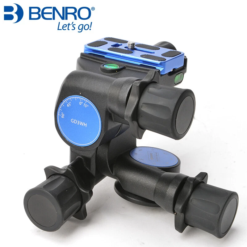 US BENRO GD3WHCN three-dimensional Gear Head PTZ SLR Photography Head Tripod - Image 2 of 4