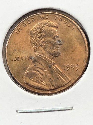 Famously Rare Better Condition 1999 WIDE AM ERROR Lincoln One Cent Coin - Picture 2 of 6