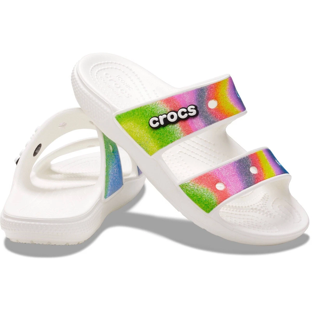 Rainbow hotsell crocs adults