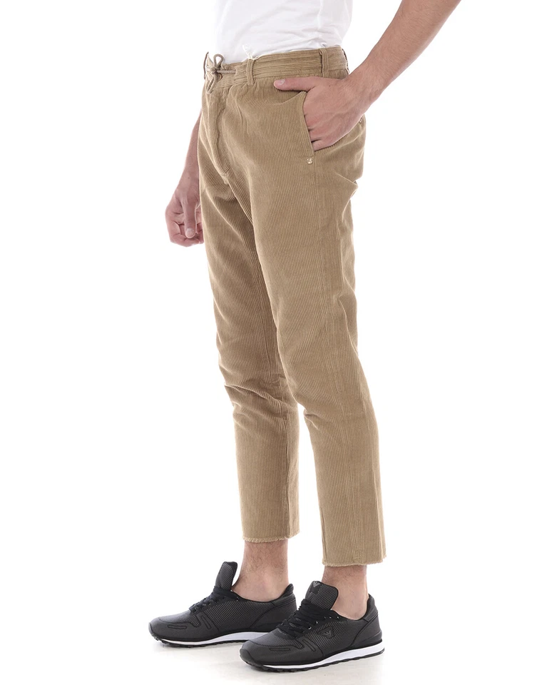 Pantaloni Daniele Alessandrini Jeans Trouser Cotone Uomo Beige P3420VE3807 334 - Изображение 2 из 4