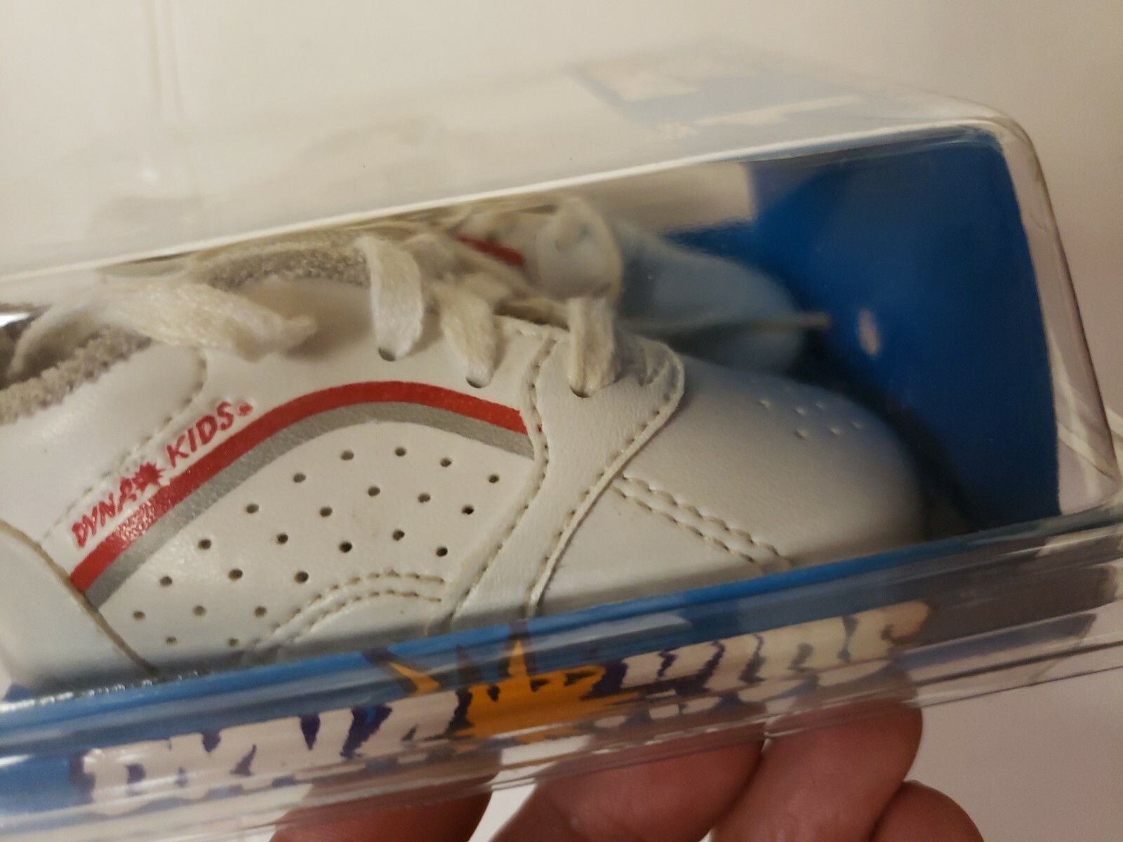 PONY Scarpe da tennis vintage Dyna bambini denim blu nascita neonato 6 settimane di scarpe da ginnastica