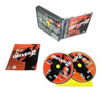 Sony PlayStation 1 PS1 CIB COMPLETE TESTED Driver 2 2000 BL