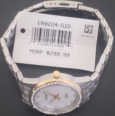 $299- Citizen Women\'s Watch ER0224-51D Quartz Mother of Pearl Dial Two Tone 30mm $299- Citizen Women main image 3