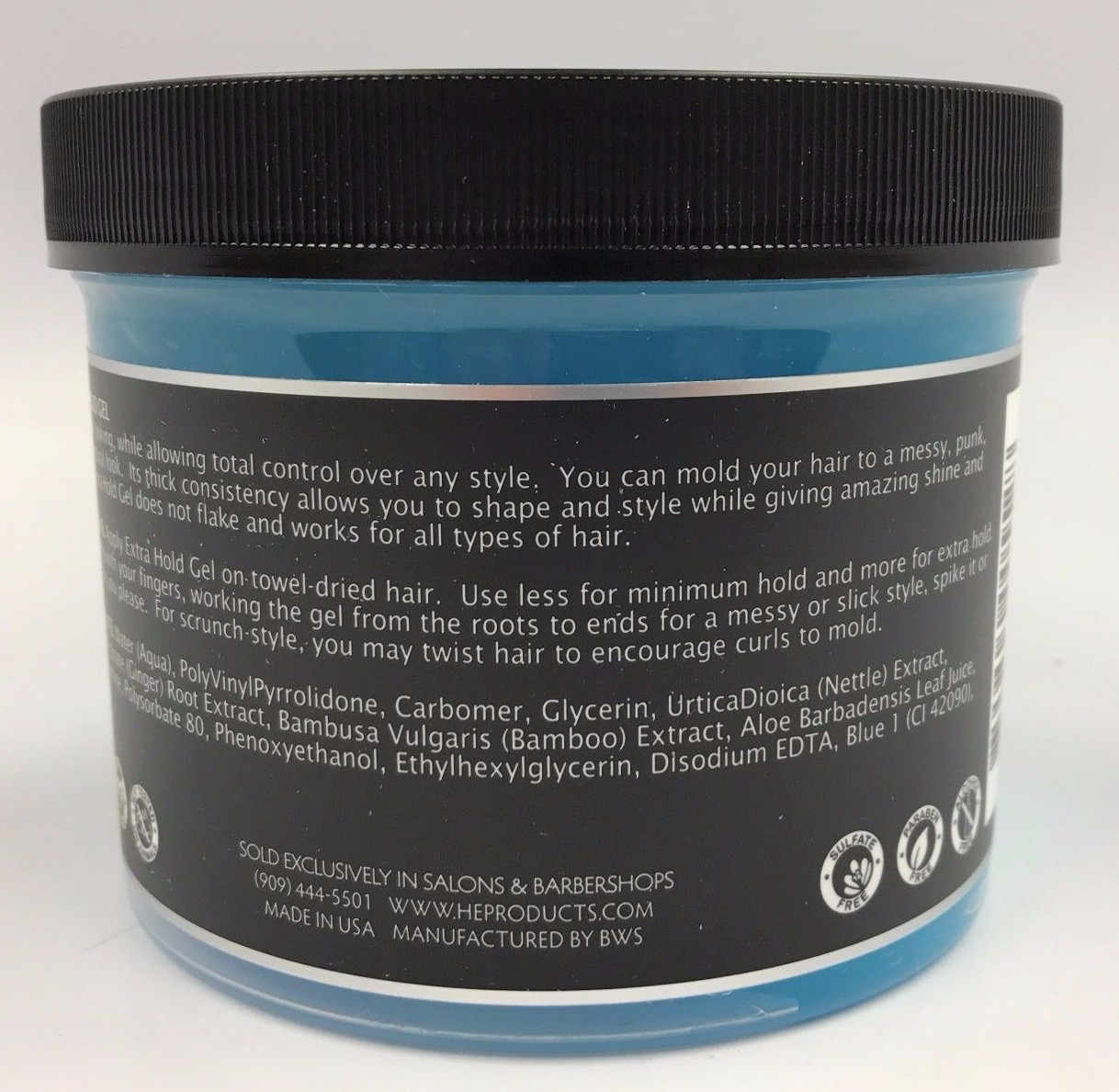 New Hair Evolution Hairevolution Extra Hold Alcohol-Free Gel 30 oz. EXTRA LARGE