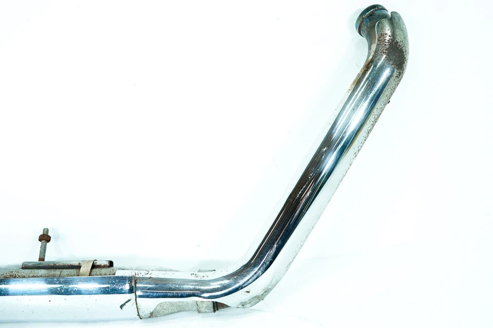 06 Harley Heritage Softail Classic OEM cabezal de escape delantero tubo silenciador 1329 Foto 4 de 4