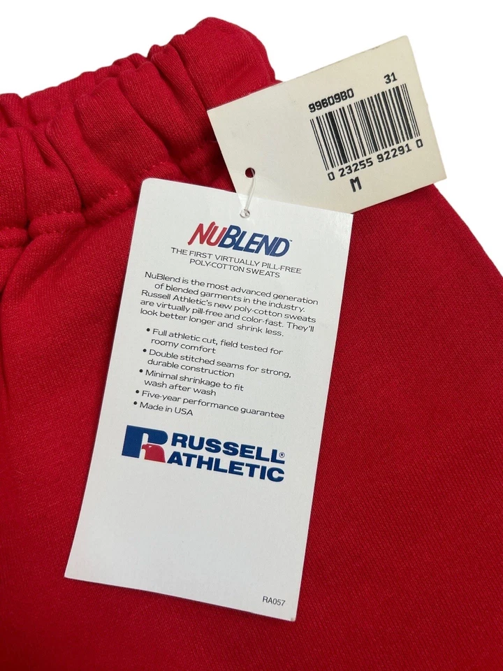 Pantalones deportivos Russell vintage talla juvenil deadstock nuevos con etiquetas años 90 hechos en EE. UU. Foto 4 de 4