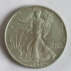 1943 Philadelphia Mint Silver Walking Liberty Half Nice Condition Lots Of Detail