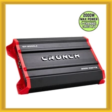 Crunch GP-2000.4 Ground Pounder 2000W 4-channel Class A/B Car Audio Amplifier