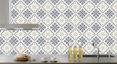 Tile Stickers Kitchen Bathroom Backsplash Fireplace Stairs