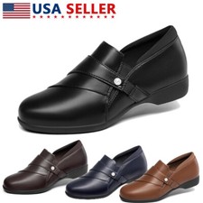 Women Loafers Slip-on Comfortable Dress Business Casual Work Office Flats Shoes