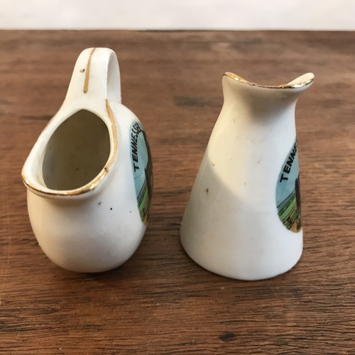Vintage Pair of Tennessee Walking Horses Ceramic Mini Pitchers Souvenirs Japan - Picture 3 of 6