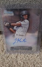2022 Bowman Sterling - Prospect Autographs Jordan McCants #PA-JM (AU, RC) Z1