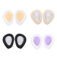 4Pairs Anti Blisters Forefoot Cushion Pads Adhesive Gel Heel Inserts for Women