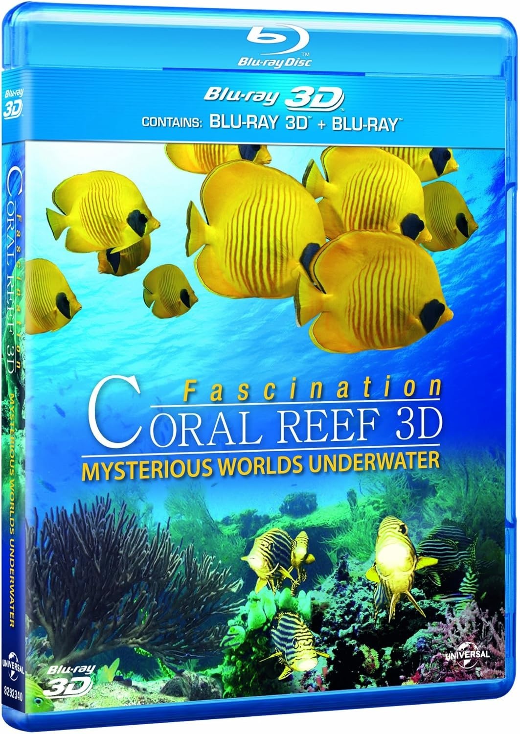 Fascination Coral Reef 3D Mysterious Worlds 3D Blu-ray multi language options
