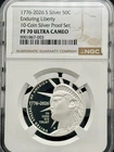 1776-2026 S Enduring Liberty Silver Half Dollar NGC PF70 Ultra Cameo
