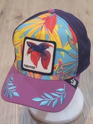 Goorin Bros Animal Farm Even Betta Fighter Fish Hat Cap Multi Adjustable NWOT