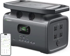 Portable Power Station INFINITY 1500, Solar Generator, 1512Wh Large Capacity, 4 