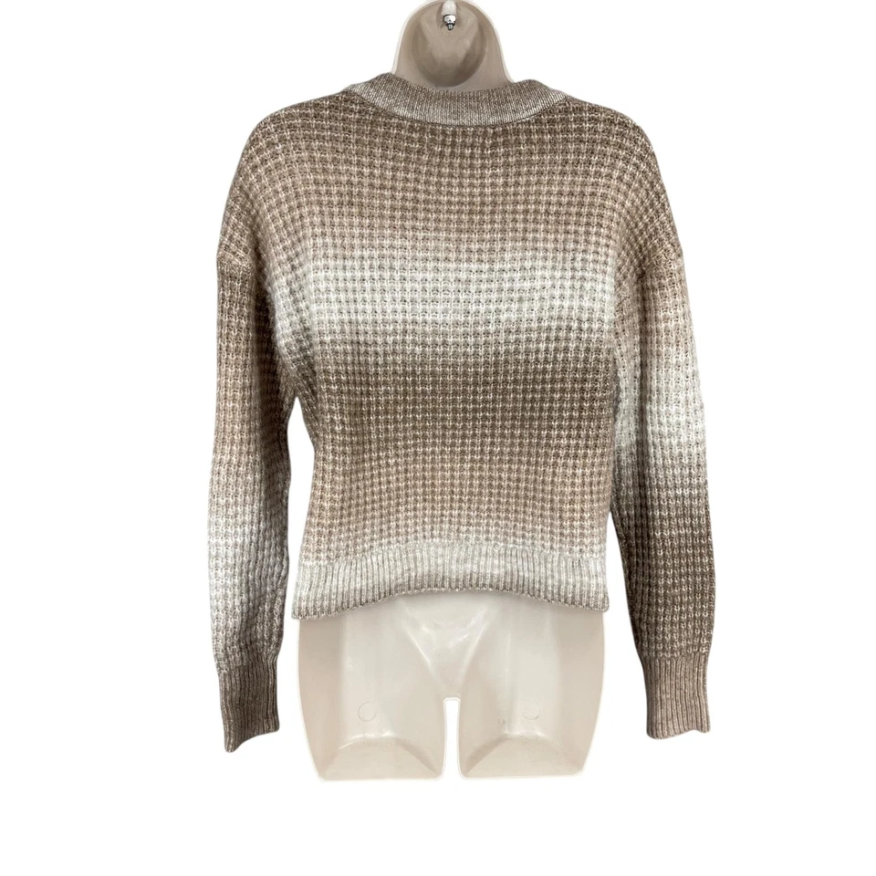 Кардиган Sonoma Academia свитер женский размер M опрятная кокетка омбре на пуговицах спереди - Изображение 2 из 4