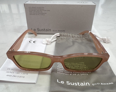 LE SUSTAIN ECO AWARE Sunglasses 2329645 56-17 145 Unisex LE SPECS PLATEAUX NEW