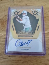 QUINN EWERS 2025 FLAWLESS ROOKIE SHADOW SIGNATURES RC AUTO 17/25 Q4934