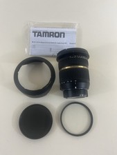 Tamron 10-24mm f/3.5-4.5 Di II LD Lens for Nikon AF UV, PL, case 4 lens, manual