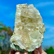 243G A+++Natural White Crystal Himalayan Quartz Cluster /Mineralsls Specimen