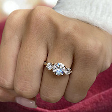 2.70 Ct Round Cut Lab Grown Diamond Wedding Ring IGI Certified 14K Yellow Gold