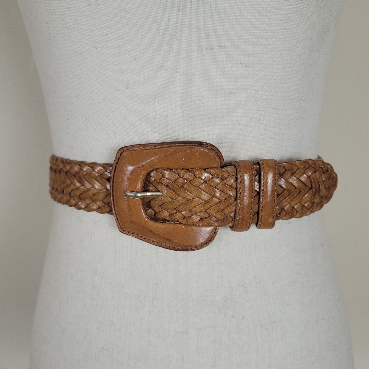 DE VECCHI BELT BY HAMILTON HODGE GOLD LEATHER ITALY ACCESSORY SIZE M De Vecchi by Hamilton Hodge Belt Medium Brown | Mercari main image 4