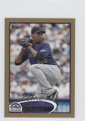 2012 Topps Mini Gold 37/61 Juan Nicasio #112 1d9