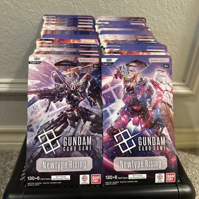 Newtype Rising Gundam Card Game Blister Pack Booster GD01 Sleeved