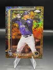 2025 Topps Gilded Matt Holliday Gold Mini Diamond /50 Rockies