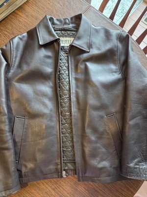 VTG Sz L Mens Wilsons Leather M. Julian Brown lined Thinsulate Jacket