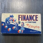 Finance Parker Brothers Vintage Board Game 6 Players 1936 Wood Pieces